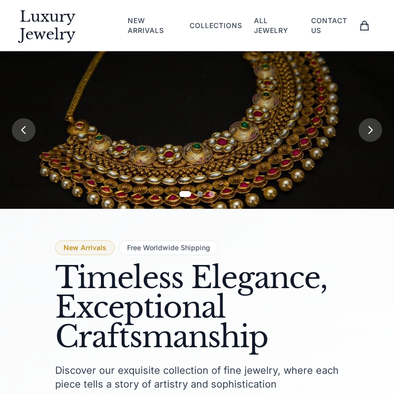 Kalyani Jewelry - E-commerce Platform